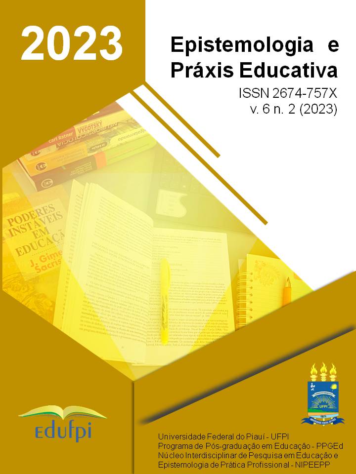 					Ver Vol. 6 Núm. 2 (2023): Revista Epistemologia e Práxis Educativa - EPEduc, Piauí, eISSN: 2674-757X
				